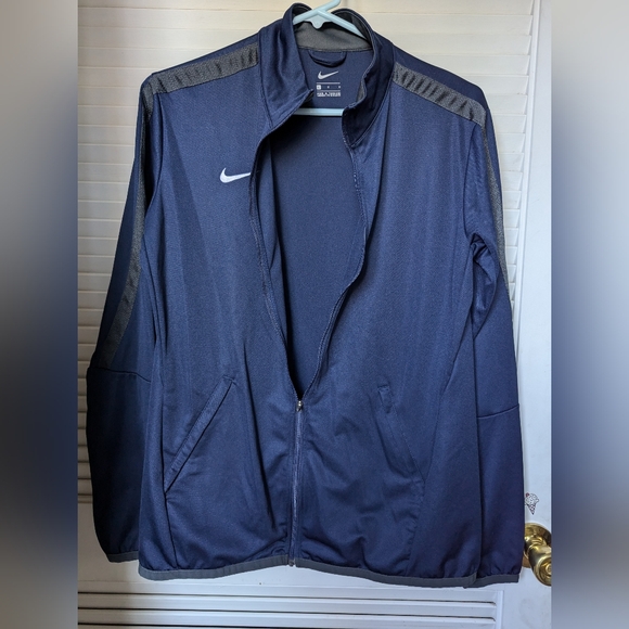NIKE Dri Fit  Fitness Athletic Sports Track Running Jacket women's size L - Picture 8 of 9